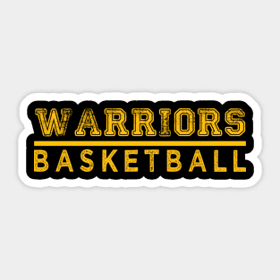 Awesome Basketball Warriors Proud Name Vintage Beautiful Team Sticker